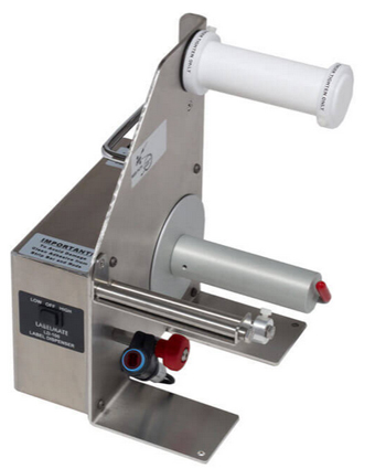 LABELMATE, LABEL DISPENSER, STAINLESS STEEL, LABEL WIDTH.5IN TO 4.5IN AND LENGTH .25IN TO 8IN